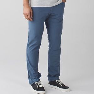 Lululemon ABC pants. Blue gray